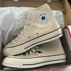 Converse All Star High Top Sneakers - Cream